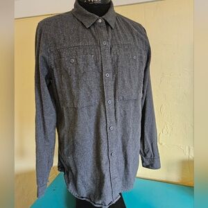 REI Cooperative Gray Button-Up Shirt Size Large